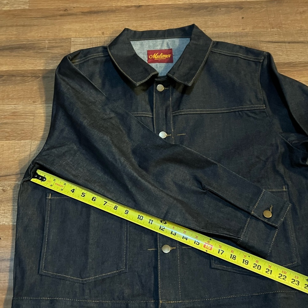 Black Denim Performance Jacket NWT - image 5